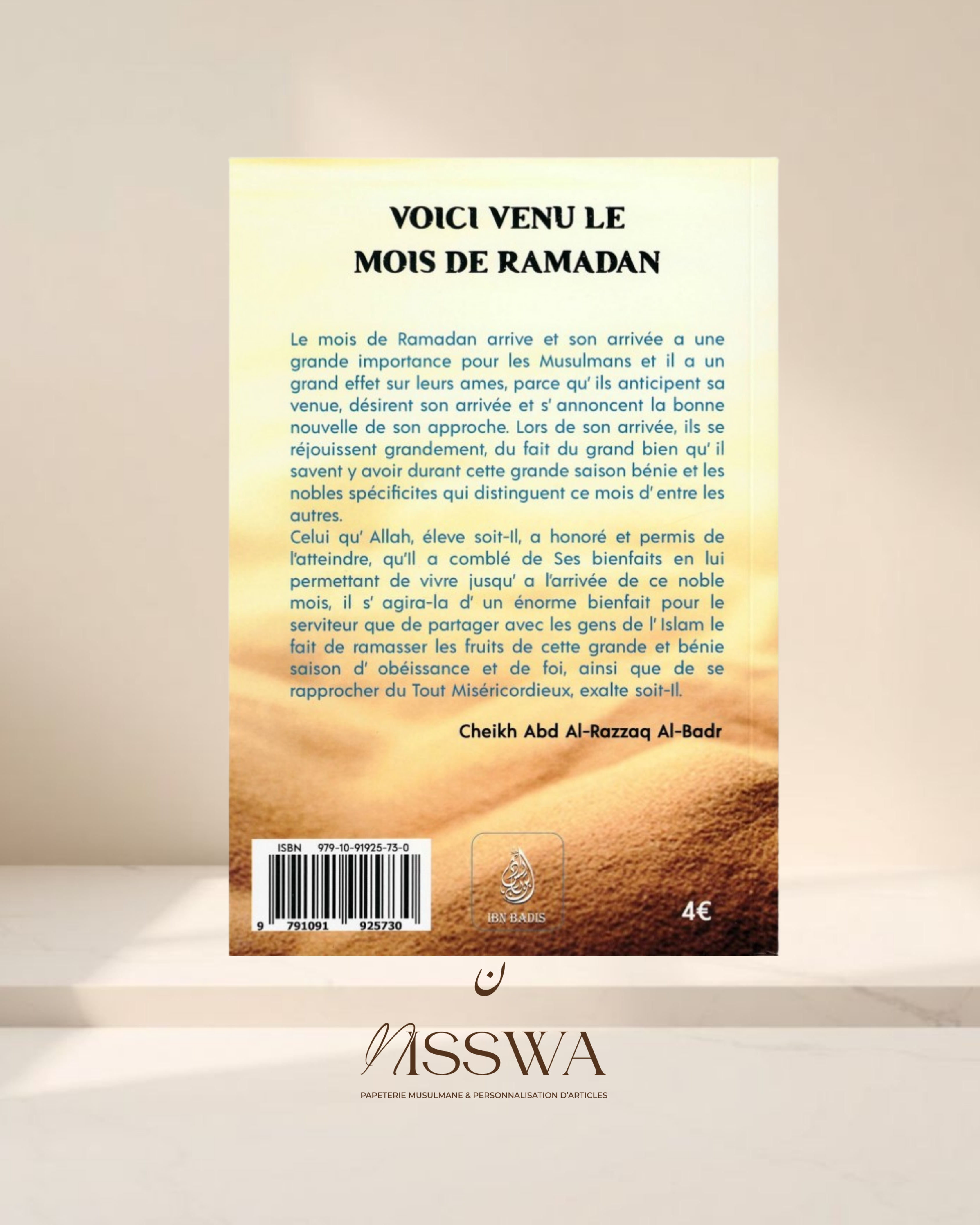 -Ramadan- Voici venu le mois de Ramadan - Cheikh Abd al-Razzaq al-Badr