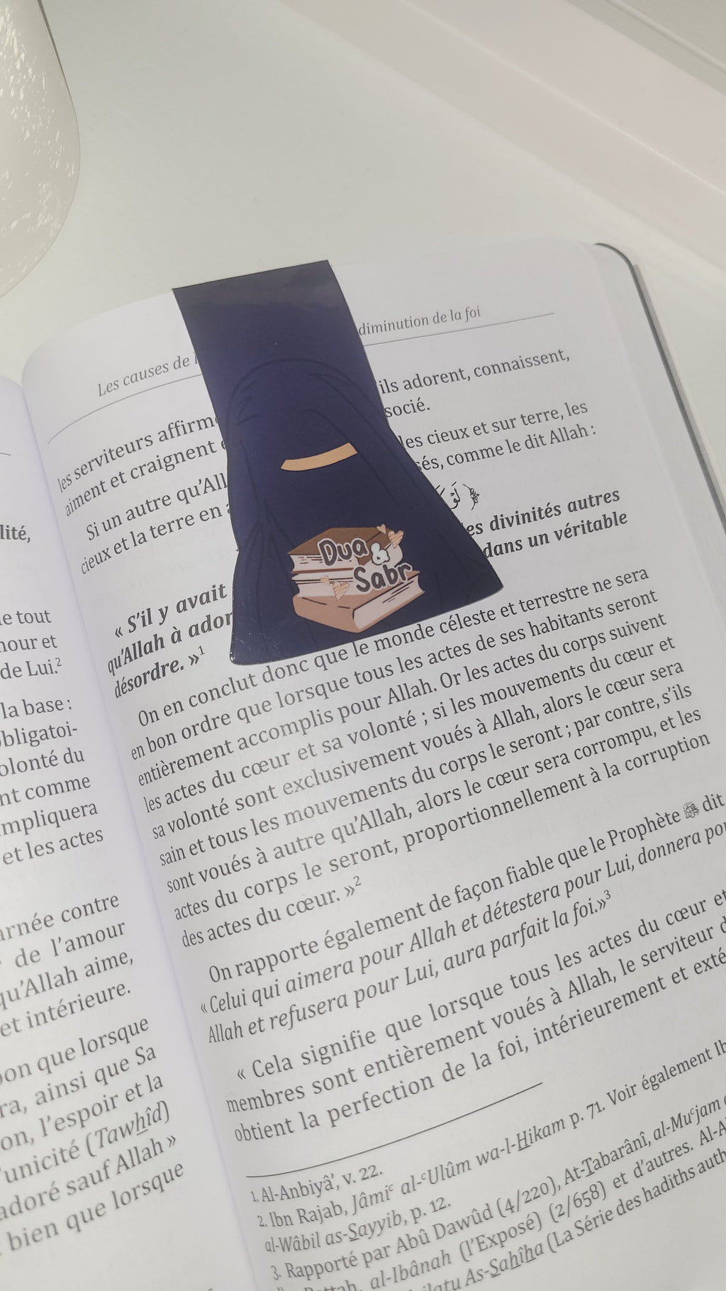 Marque-page magnétique – Sabr & Du'ā