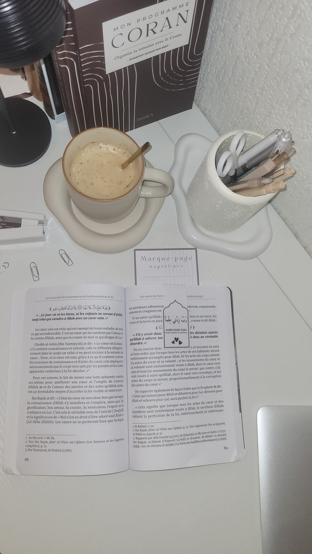 Marque-page magnétique – Rabbī zidnī ‘ilmā