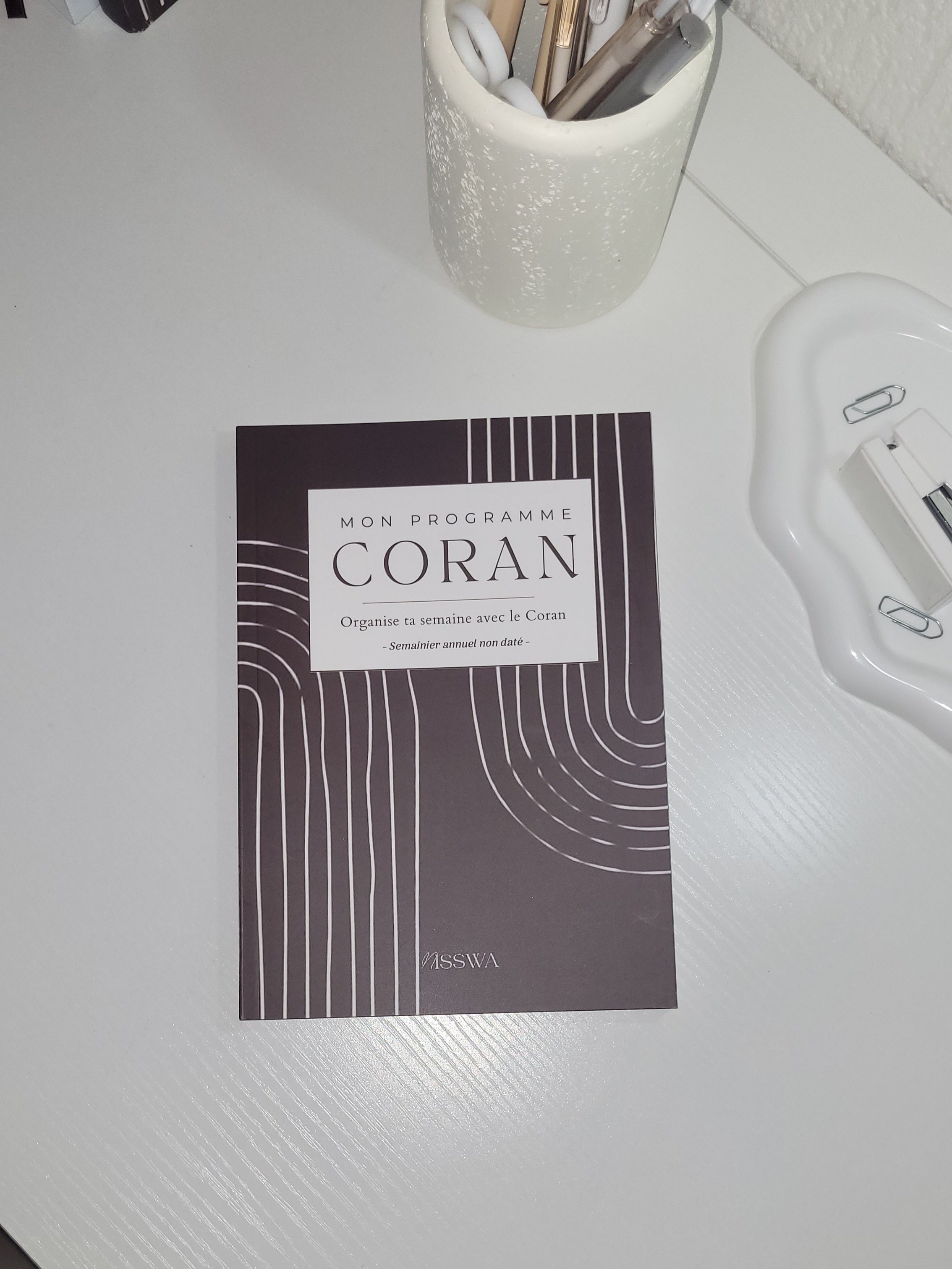 Livret semainier " Mon programme Coran" petit format