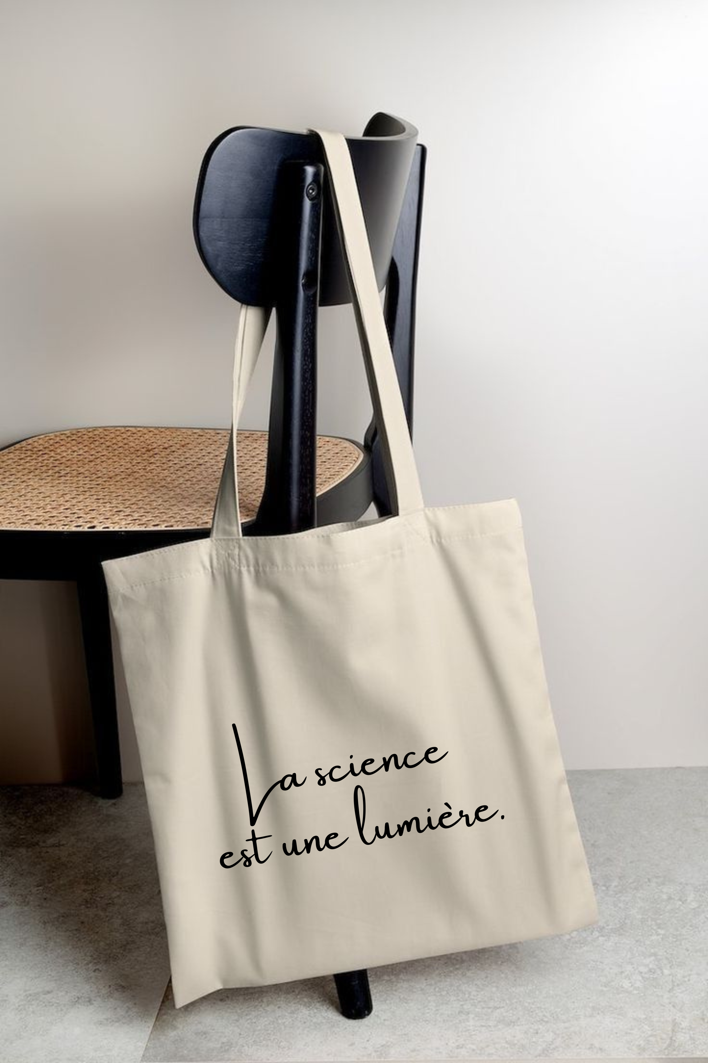 Tote Bag "La science est une lumière"